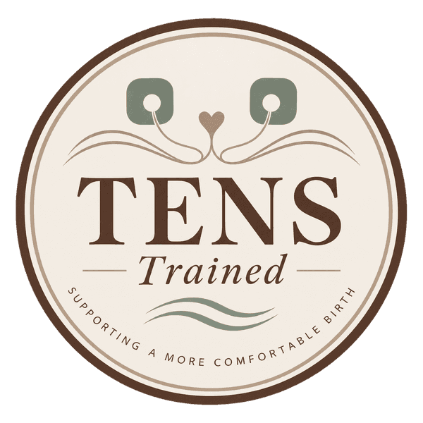 TENS trained for labor comfort badge